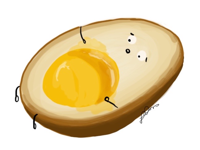 Ramen Egg Illustration
